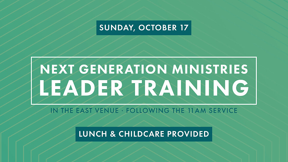 next generation ministries leader training