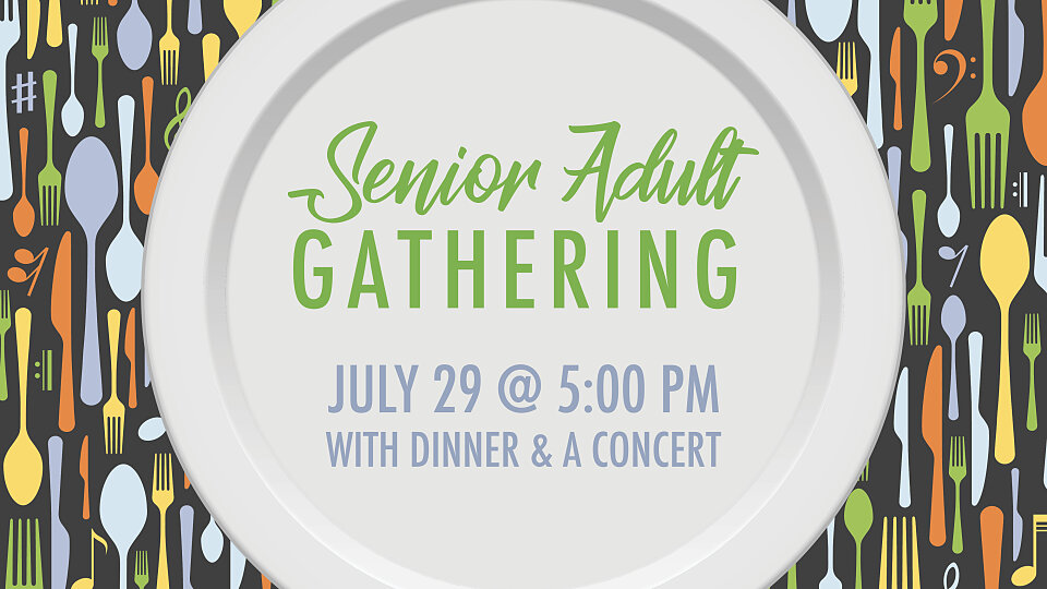 senior adult dinner event